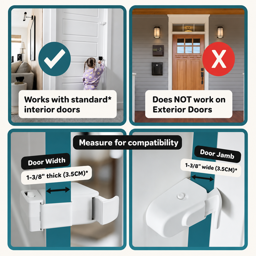 Lockio™ Snap-On Door Lock